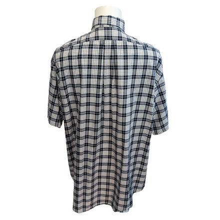 Chemise Ralph Lauren Blake XL Bleu Marine Carreaux Manches Courtes