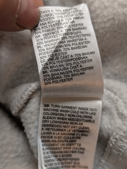 The North Face Sweat à Capuche Blanc Logo Bleu & Rouge - Taille M Femme