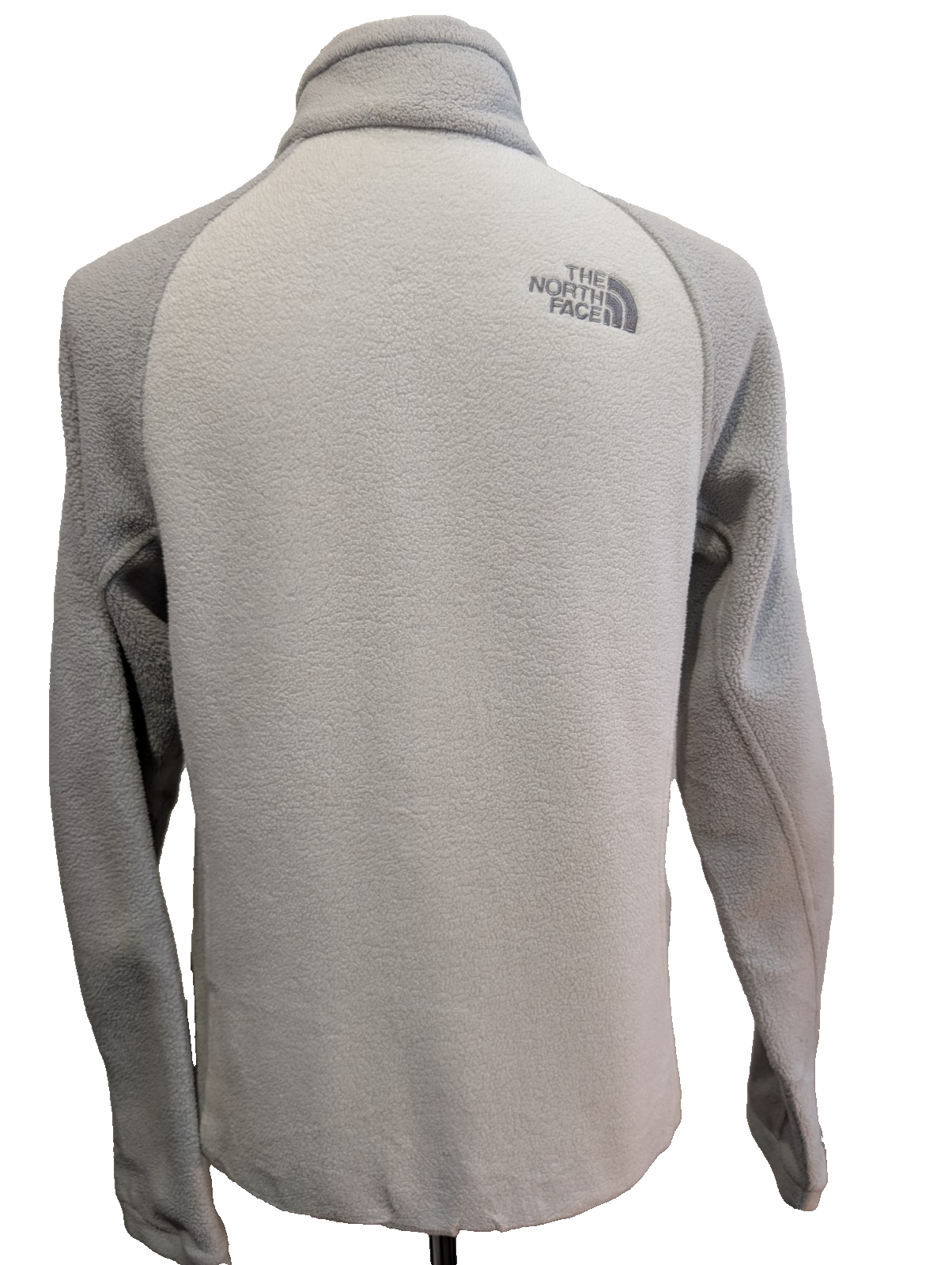 Veste Polaire femme THE NORTH FACE Epaisse Blanc & Gris - Taille S
