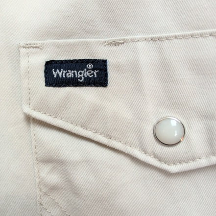 Chemise Wrangler Western Manches Longues à Boutons-Pression Nacrés Taille 3XL