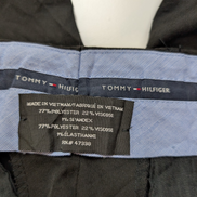 Pantalon de Costume TOMMY HILFIGER Noir 💎 Taille W34/44 FR 💎 Coupe Stretch
