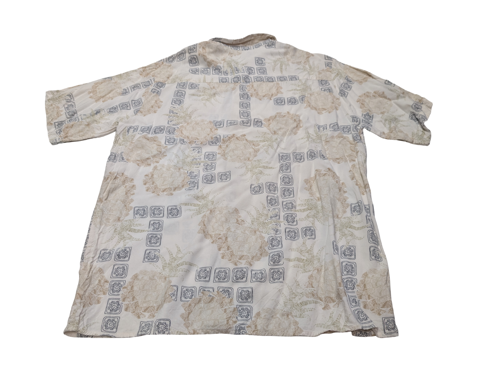 Chemise hawaïenne viscose Puritan manches courtes taille M #586 hawaienne