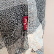 Chemise LEVI'S Homme L Grise et Blanche à Carreaux Manches Courtes