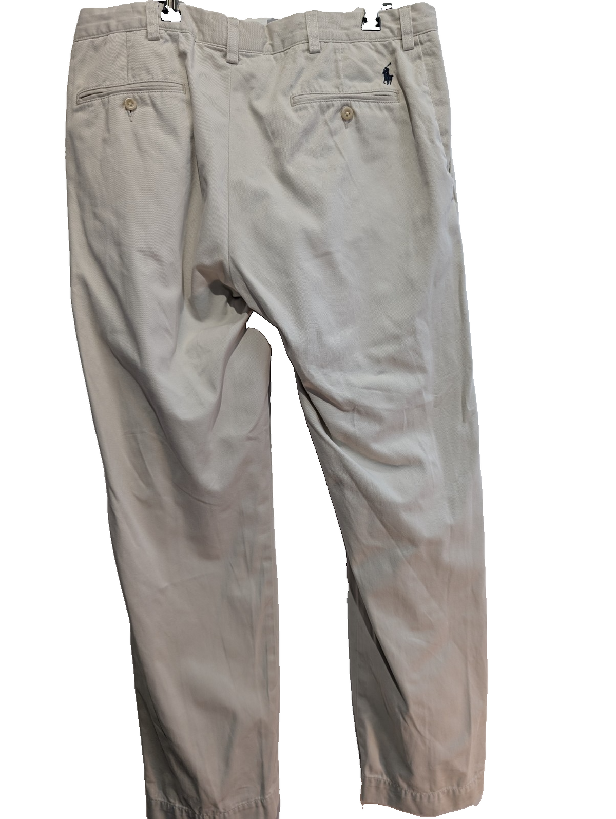 Pantalon chino Polo Ralph Lauren W35 L32 crème coton Classic Fit beige
