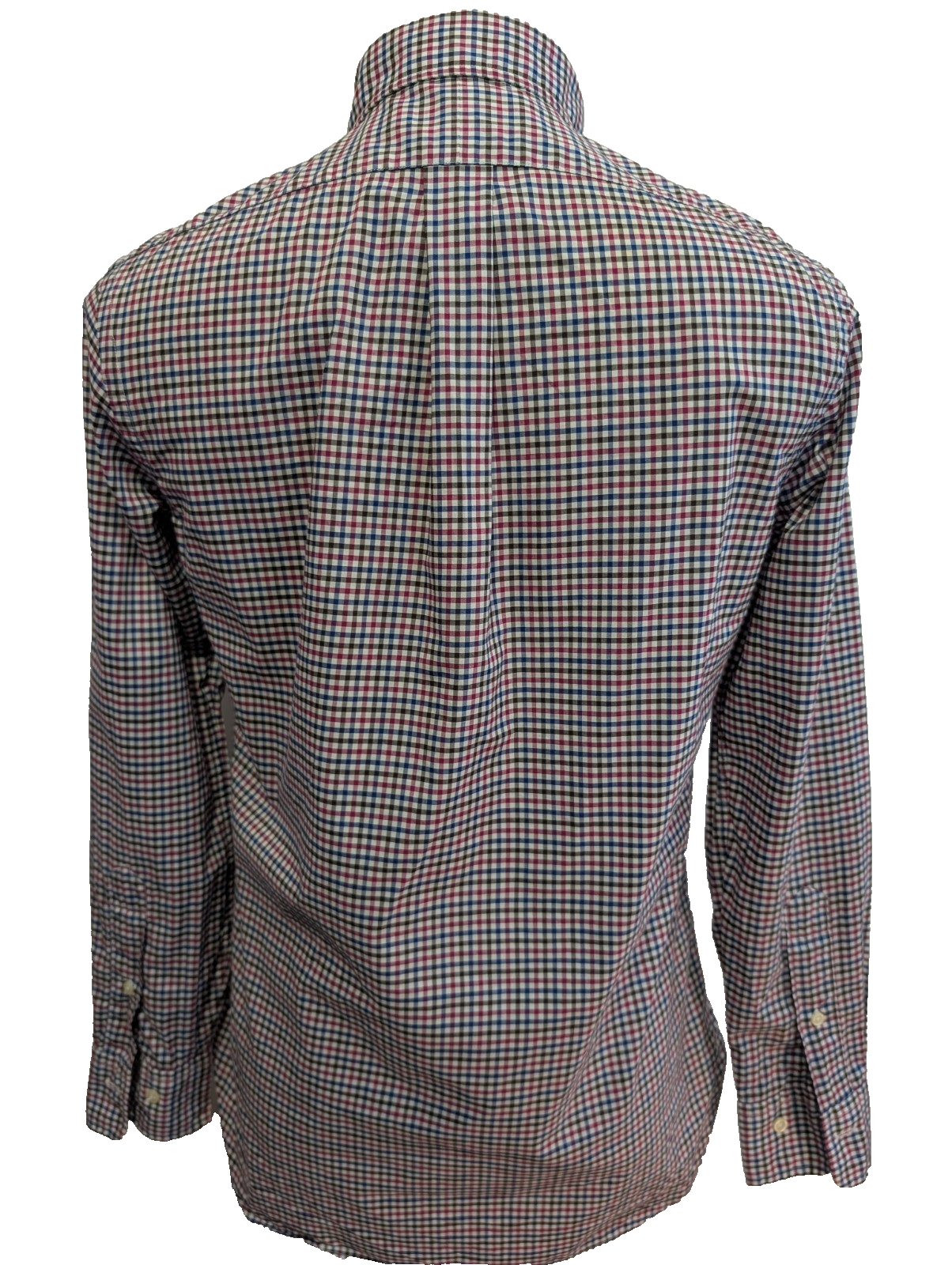 Chemise RALPH LAUREN Classic Fit Coton Stretch Vichy Rouge Bleu - Taille XS