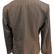 Veste Blazer femme Evan-Picone Marron à Rayures Taille L