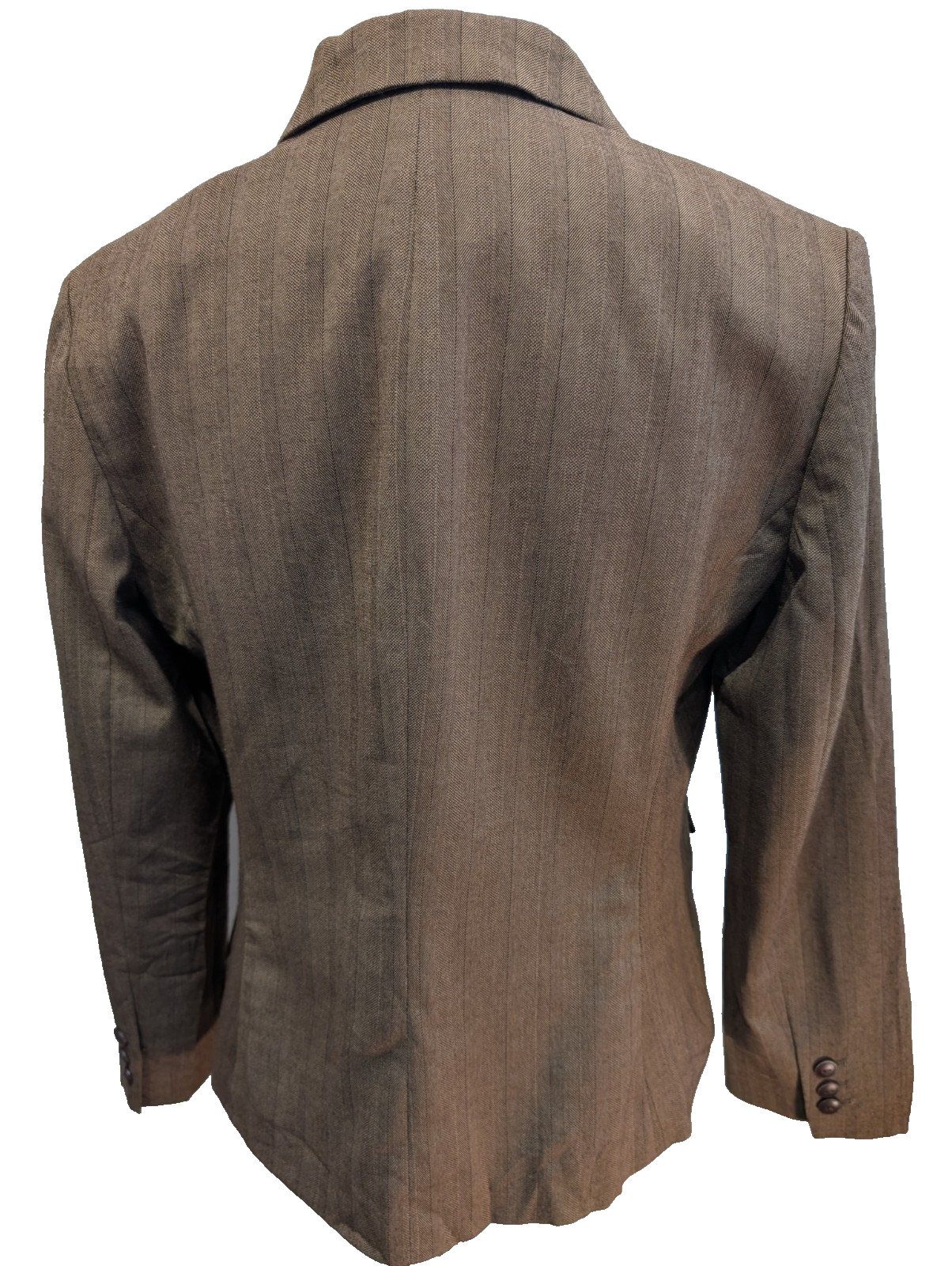 Veste Blazer femme Evan-Picone Marron à Rayures Taille L