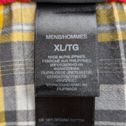 Chemise manches courtes The North face TNF jaune à carreaux taille XL #ch32