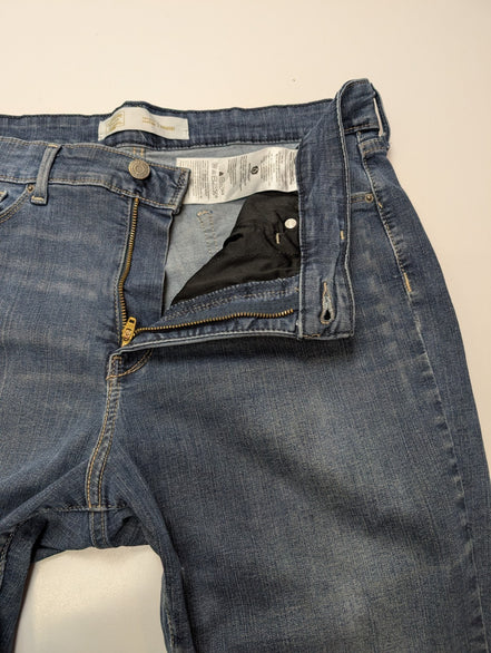 Jean Levi's Signature Femme Bleu Ultra Stretch W33 L30 État Impeccable
