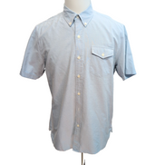 Chemise Levi's L Bleu Oxford Standard Fit Poche Boutonnée Manches courtes