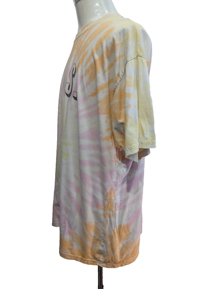 Vintage Tie-Dye T-Shirt XXL River Wear SIP Seltzer Graphic Tee Top Coton |112T