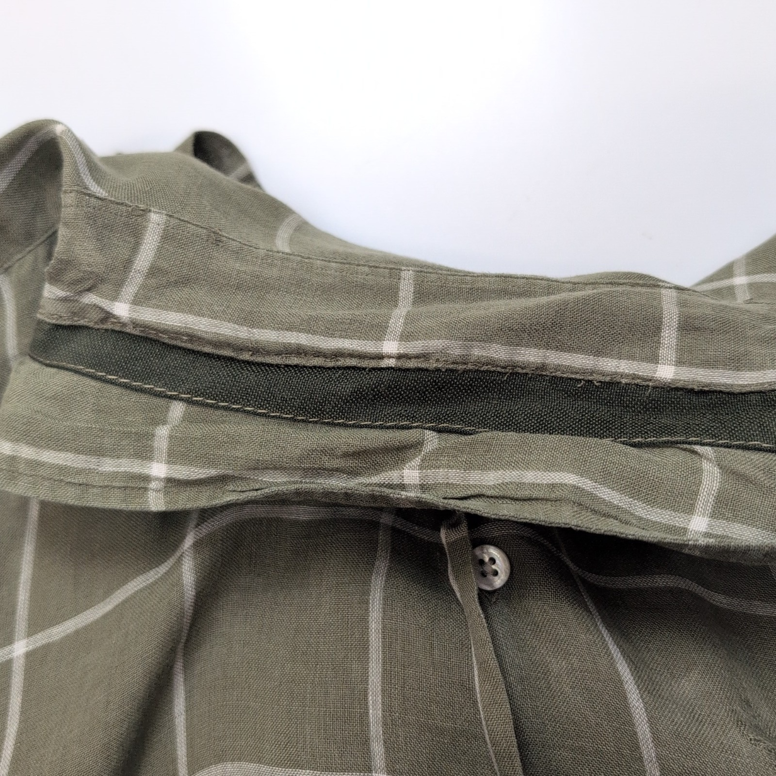Chemise Polo Ralph Lauren L Lin Lance Kaki Manches Courtes Col Classique Shirt