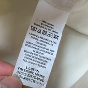 Chemise L.L.Bean XL Tall Écru Tissu Épais Vintage 2 Poches manches longues