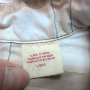 Chemise Levi's à carreaux marron et beige coupe standard Taille L