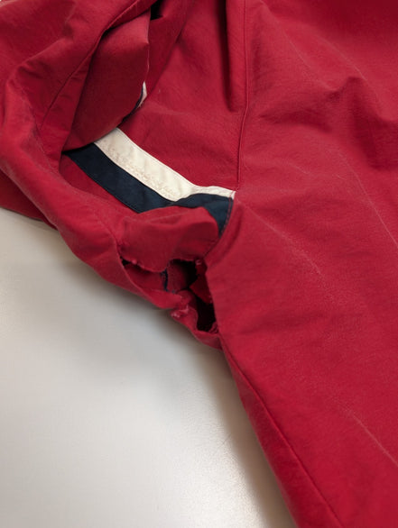 NAUTICA Veste Imperméable Coupe-Vent XXL Rouge Logo Brodé | 315BSR