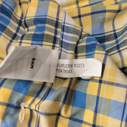 Chemise Ralph Lauren M Carreaux Bleu Jaune Classic Fit Button Down Shirt