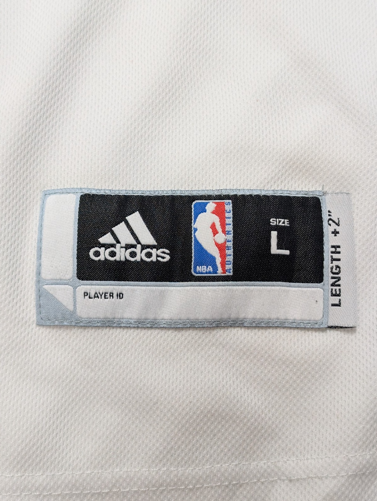 ADIDAS NBA Maillot L THUNDER IBaka #9 Blanc VINTAGE OKC Jersey Basketball