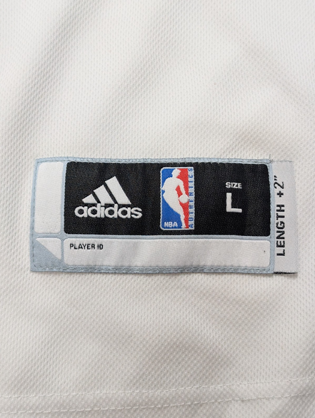 ADIDAS NBA Maillot L THUNDER IBaka #9 Blanc VINTAGE OKC Jersey Basketball