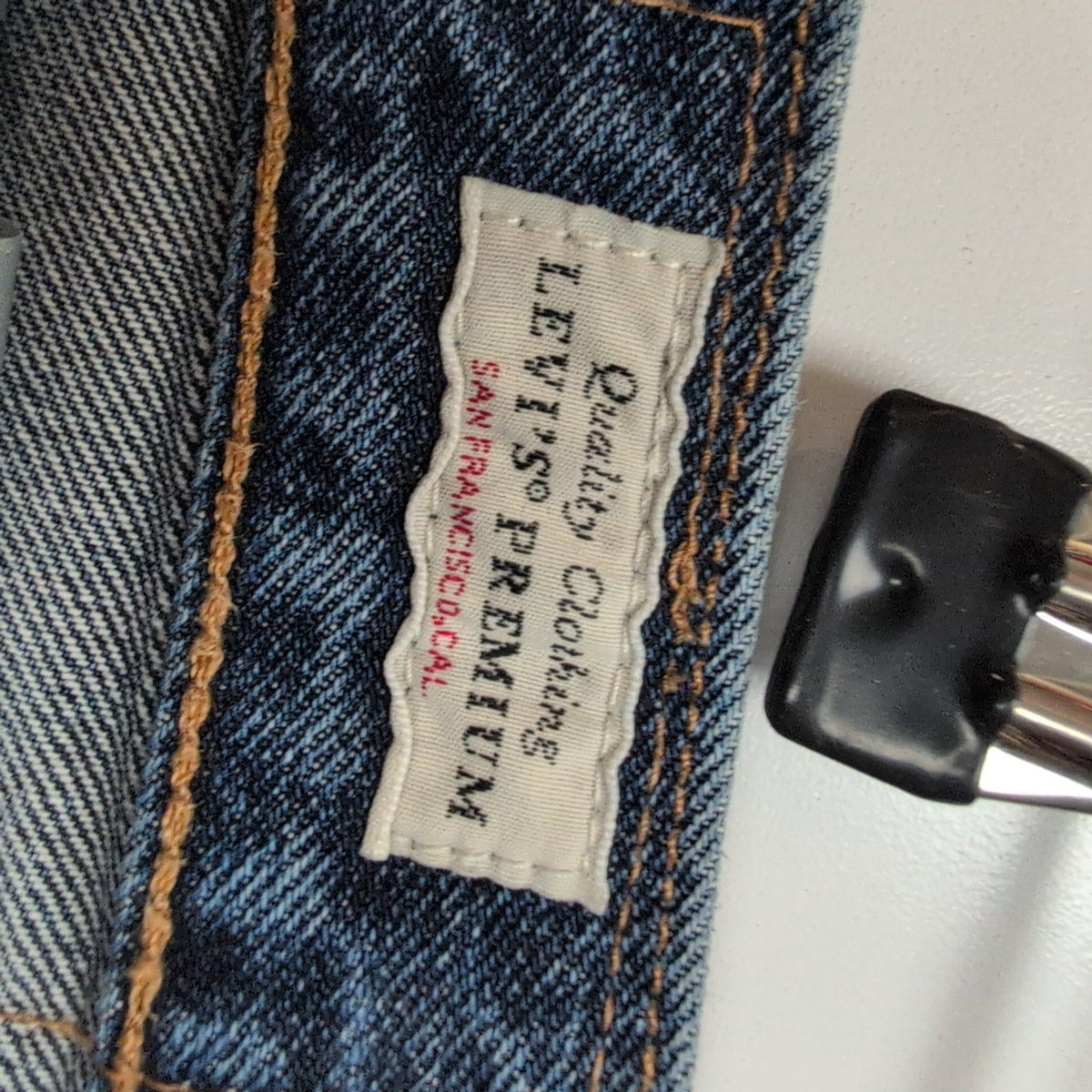 Levi’s 501 Jean Homme W33 L34 Bleu Grunge Vintage Pantalon Bouton