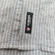 Chemise U.S. Polo Assn XL Grise Rayures Blanches Coton Logo Manches Longues