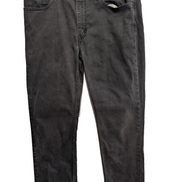 Jean Levi's 514 Vintage Homme W38 L32 Noir Denim Stretch Straight Fit Droit