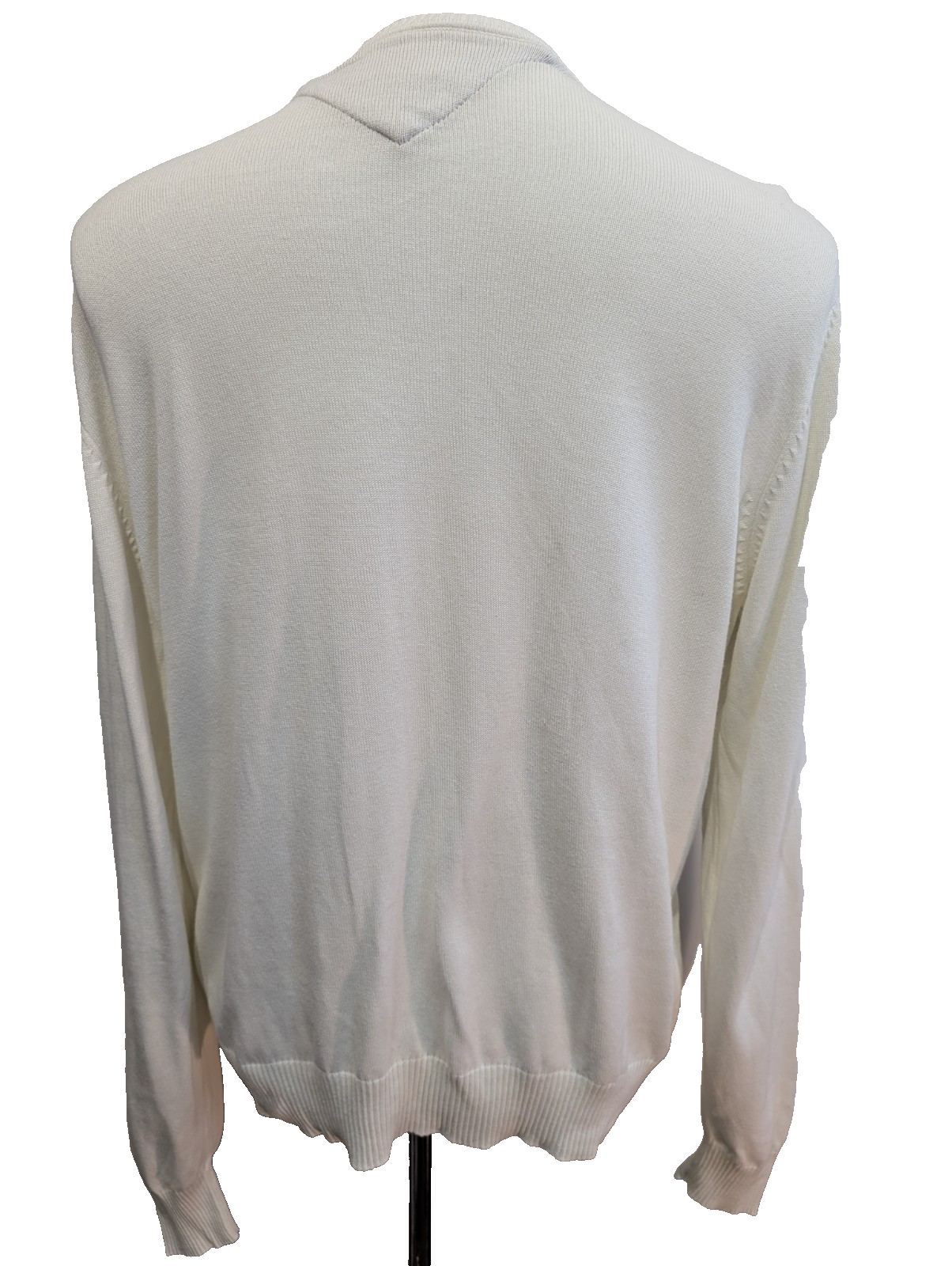 Pull Tommy Hilfiger Homme Col V Losanges Arlequin Gris & Marron - Taille M