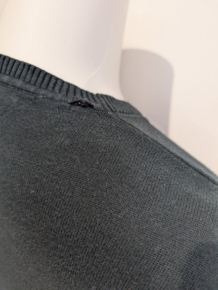 Pull Tommy Hilfiger Col V Noir Profond - Taille XL / 2XL