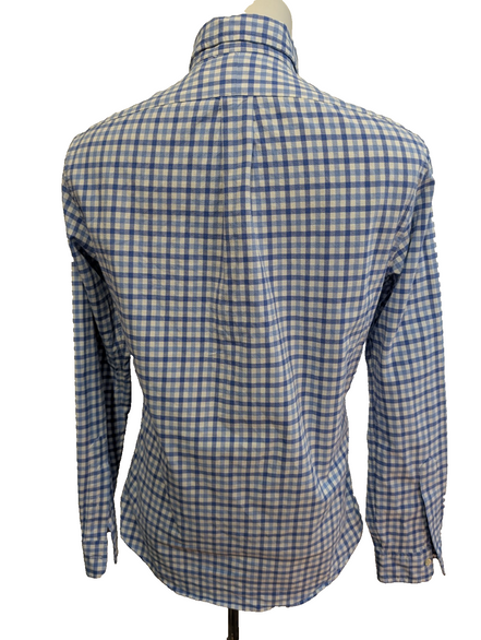 Chemise Ralph Lauren Slim Fit Stretch Manches Longues Oxford Bleu M