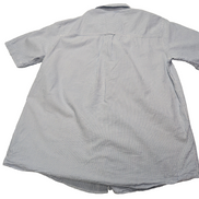 Chemise Chaps manches courtes bleu à rayures taille L #237msch