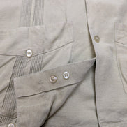 Chemise Hawaïenne HAVANA Vert Pâle Relief & 4 Poches - Taille M