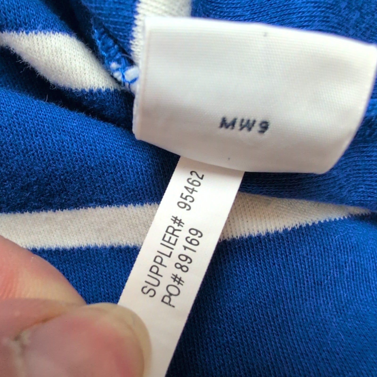 Polo Ralph Lauren Homme L Bleu Rayures Blanches Logo Blanc Polo Manches Courtes