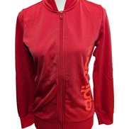 Veste Adidas Rose Femme Taille XS / 14-15 ans Sportswear Training Zippée - BEG