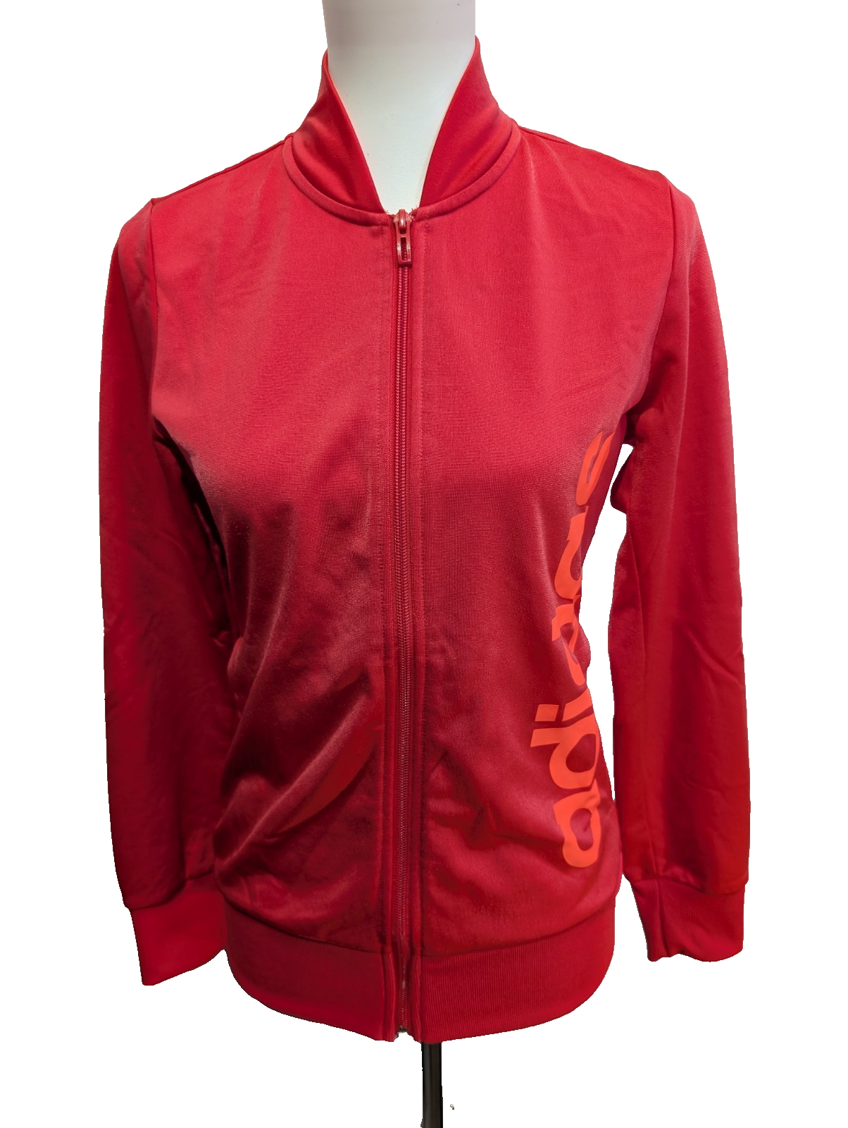Veste Adidas Rose Femme Taille XS / 14-15 ans Sportswear Training Zippée - BEG