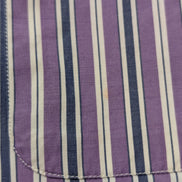 Chemise Polo Ralph Lauren Shirt M Curham Sport Violet Rayée Poche Col Classique