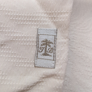 Chemise Hawaïenne Tommy Bahama Soie S Blanc Feuillage Gaufré Manches Courtes