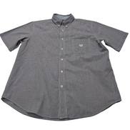 Chemise Chaps manches courtes petits carreaux taille XL #262msch