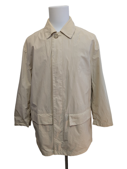 Manteau Hugo Boss Homme M Veste Imper Coton Crème Classique Trench 48