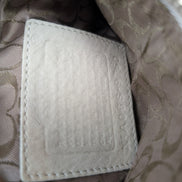 Sac bandoulière Coach cuir blanc cassé crème crossbody