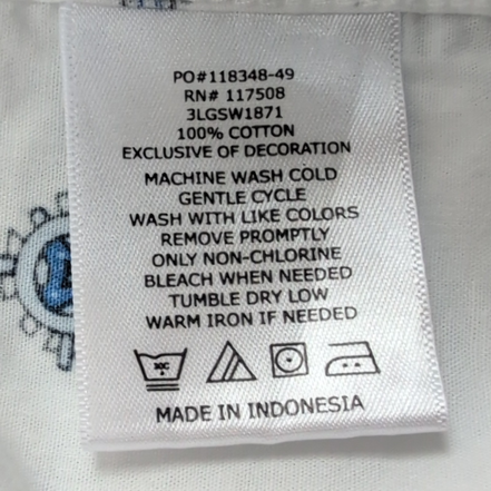 Levi's Chemise Manches Courtes Blanche Motif Marin 100% Coton Homme XXL