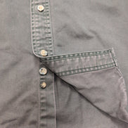 Chemise Carhartt XL Vert Foncé 100% Coton 2 Poches Workwear Vintage