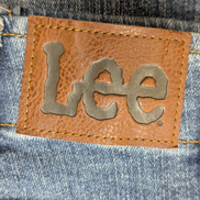 Jean Lee Vintage Homme W34 L34 Bleu Denim Stretch Excellent État