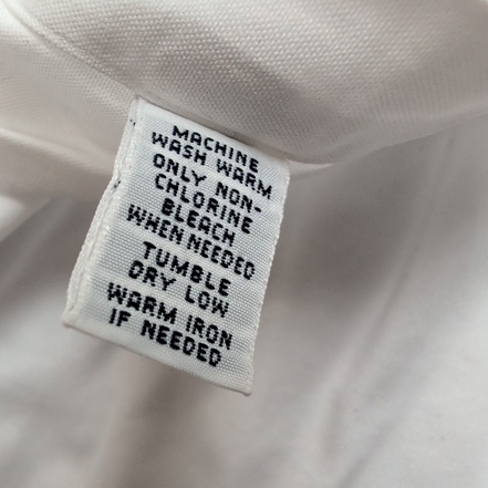 Chemise Ralph Lauren XL Blanche Classic Fit Logo Bleu Button Down Coton Shirt