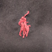 Chemise Ralph Lauren Blake L Violet Foncé Manches Courtes Logo Rouge