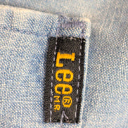 Chemise LEE Western Made in USA M L Bleu Jean Boutons Pression Coton