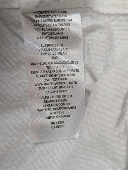 Chemise Polo Ralph Lauren Shirt L Seersucker Manches Courtes Classic Fit BD