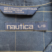 Chemise Nautica Manches Courtes à carreaux Bleu Marine - Taille L / XL