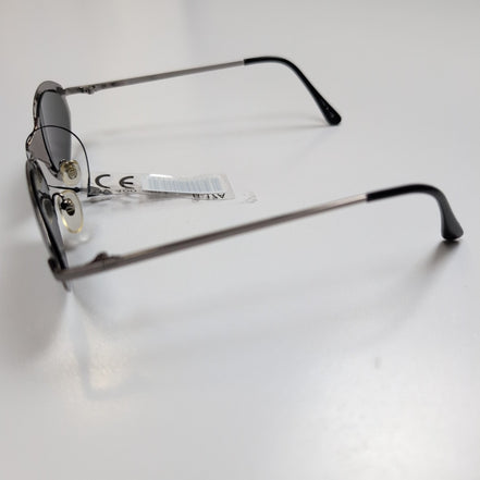 Lunettes de soleil Y2K Minimaliste Chic Branches Fines Métal argenté