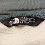 The North Face Sweat à Capuche Vert Pistache - Logo Kaki - Taille XXL Femme