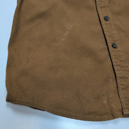 Chemise WRANGLER Marron FLEX avec Poches Manches Longues - Taille S