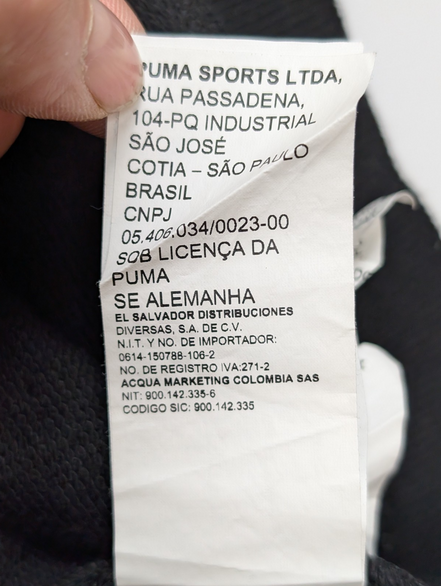 Sweat à Capuche Puma Noir Poche Kangourou - Taille L (13-14 ans)